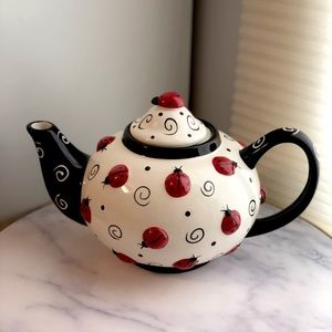 Burton + Burton “Ladybug” Teapot and Cup